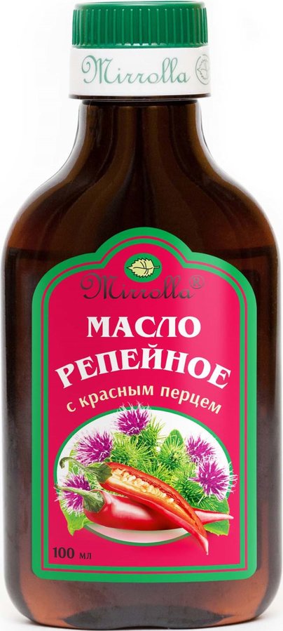 Репейное масло с красным перцем 100мл Производитель: Россия Мирролла
